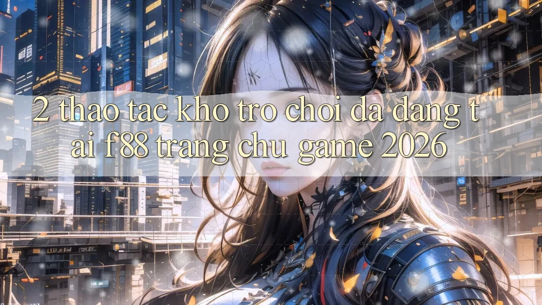 2. Thao tác Kho Trò Chơi Đa Dạng Tại f88 - Trang chủ Game 2026 2. Thao tác Kho Trò Chơi Đa Dạng Tại f88 - Trang chủ Game 2026