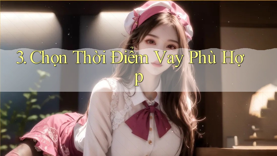 3. Chọn Thời Điểm Vay Phù Hợp