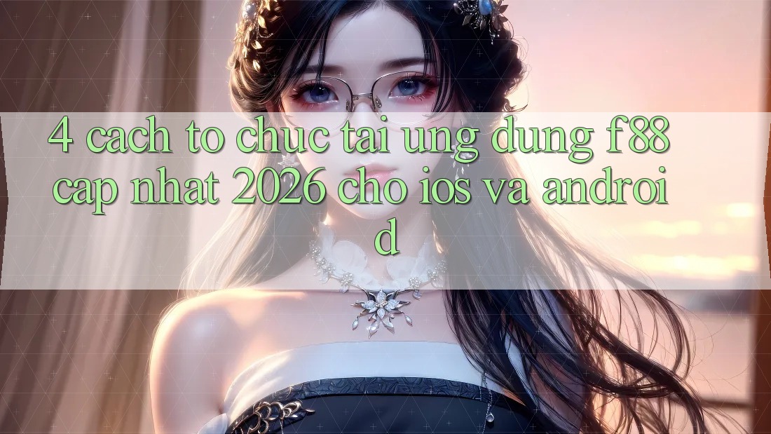 4. Cách tổ chức Tải Ứng dụng f88 Cập Nhật 2026 Cho iOS Và Android