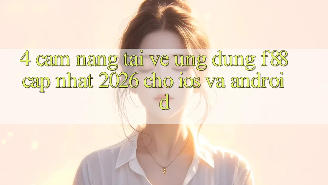 4. Cẩm nang Tải về Ứng dụng f88 Cập Nhật 2026 Cho iOS Và Android 4. Cẩm nang Tải về Ứng dụng f88 Cập Nhật 2026 Cho iOS Và Android