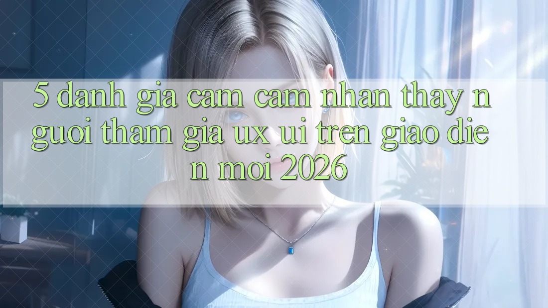 5. Đánh Giá Cảm cảm nhận thấy Người tham gia (UX/UI) Trên Giao Diện Mới 2026 5. Đánh Giá Cảm cảm nhận thấy Người tham gia (UX/UI) Trên Giao Diện Mới 2026