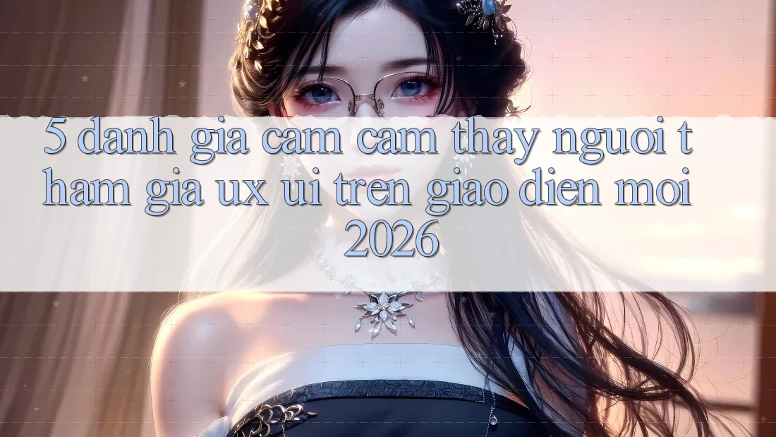 5. Đánh Giá Cảm cảm thấy Người tham gia (UX/UI) Trên Giao Diện Mới 2026 5. Đánh Giá Cảm cảm thấy Người tham gia (UX/UI) Trên Giao Diện Mới 2026