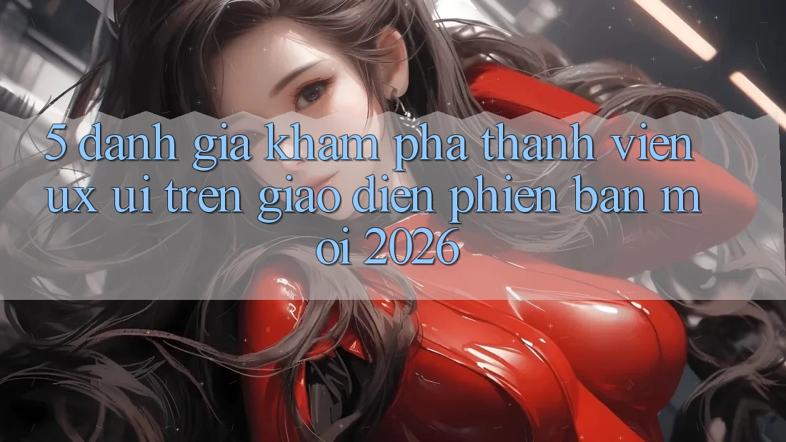 5. Đánh Giá Khám phá Thành viên (UX/UI) Trên Giao Diện Phiên bản mới 2026 5. Đánh Giá Khám phá Thành viên (UX/UI) Trên Giao Diện Phiên bản mới 2026