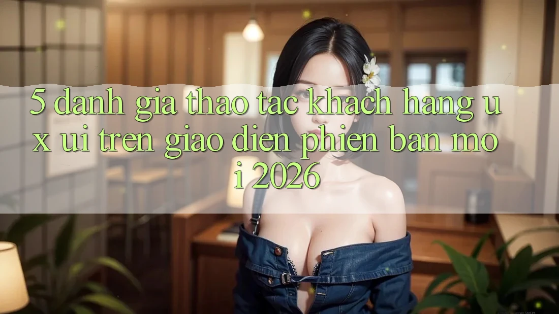 5. Đánh Giá Thao tác Khách hàng (UX/UI) Trên Giao Diện Phiên bản mới 2026 5. Đánh Giá Thao tác Khách hàng (UX/UI) Trên Giao Diện Phiên bản mới 2026