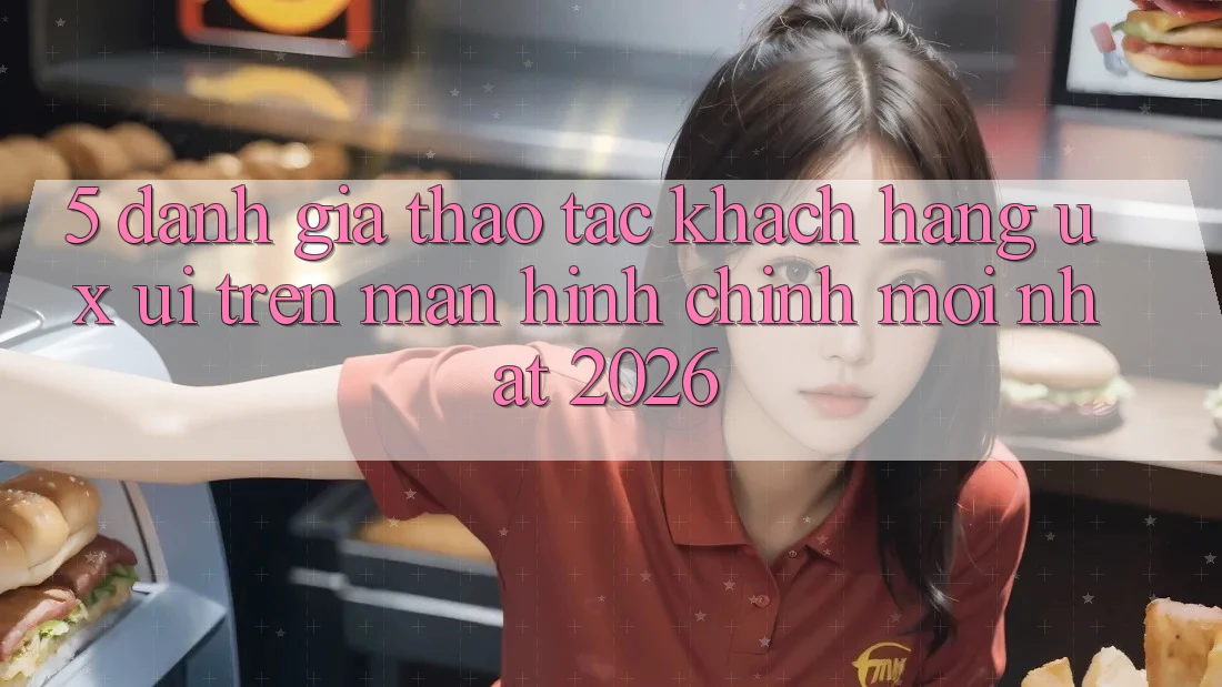 5. Đánh Giá Thao tác Khách hàng (UX/UI) Trên Màn hình chính Mới nhất 2026 5. Đánh Giá Thao tác Khách hàng (UX/UI) Trên Màn hình chính Mới nhất 2026