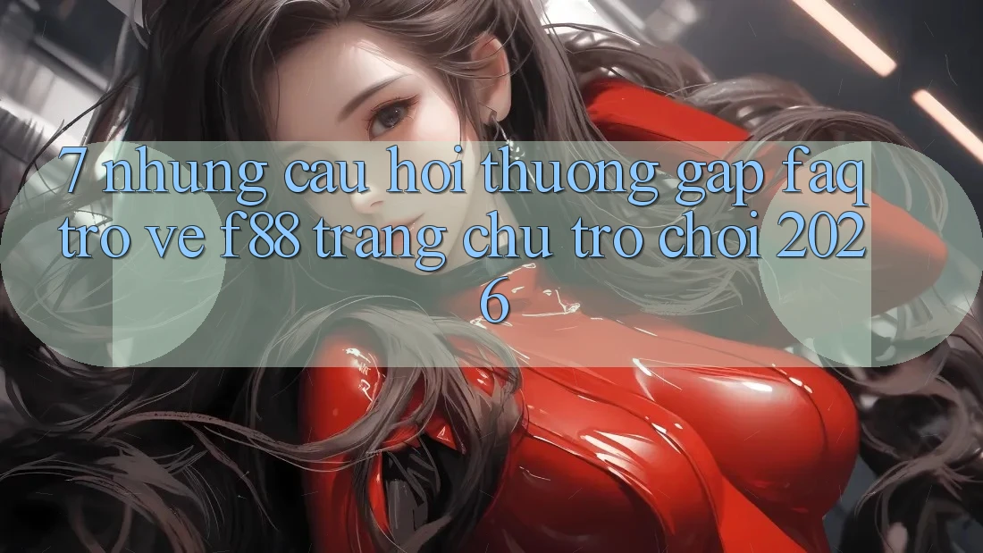 7. Những Câu Hỏi Thường Gặp (FAQ) Trở về f88 - Trang chủ Trò chơi 2026 7. Những Câu Hỏi Thường Gặp (FAQ) Trở về f88 - Trang chủ Trò chơi 2026