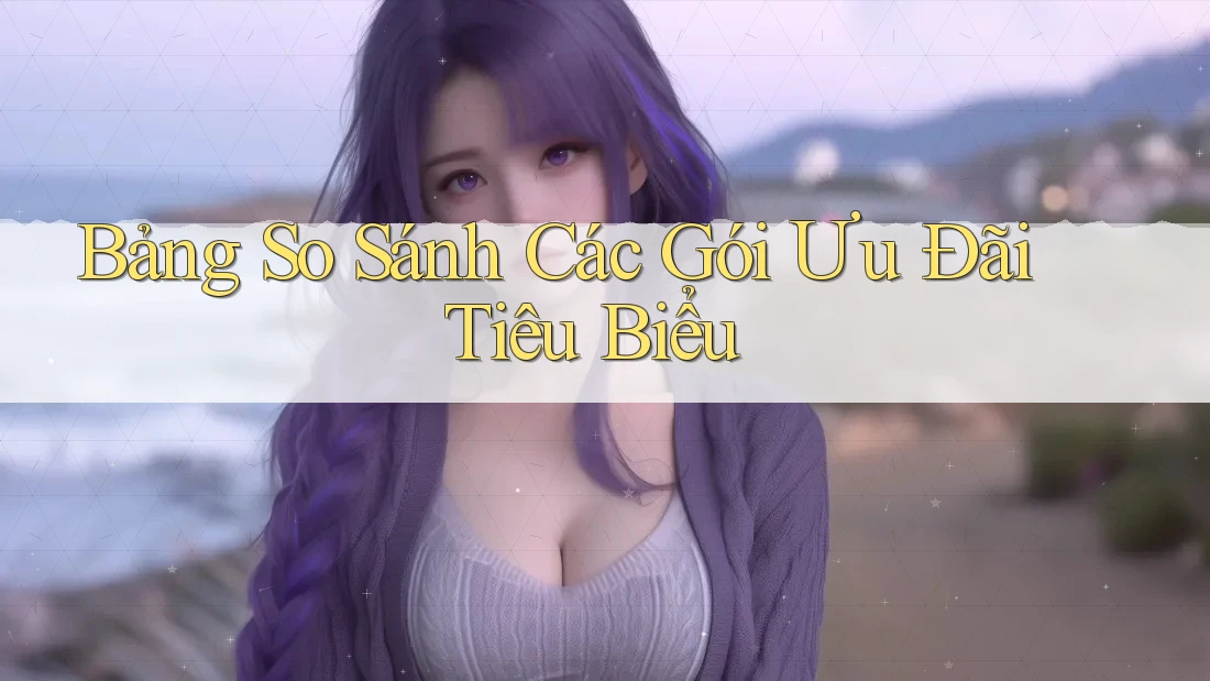 Bảng So Sánh Các Gói Ưu Đãi Tiêu Biểu Bảng So Sánh Các Gói Ưu Đãi Tiêu Biểu