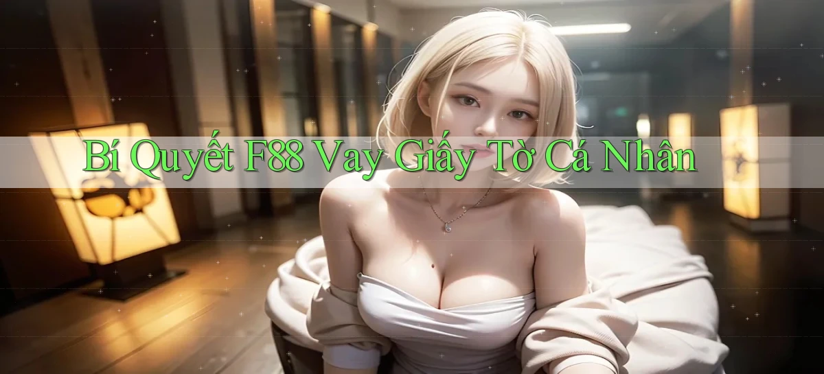 bí quyết f88 vay giấy tờ cá nhân