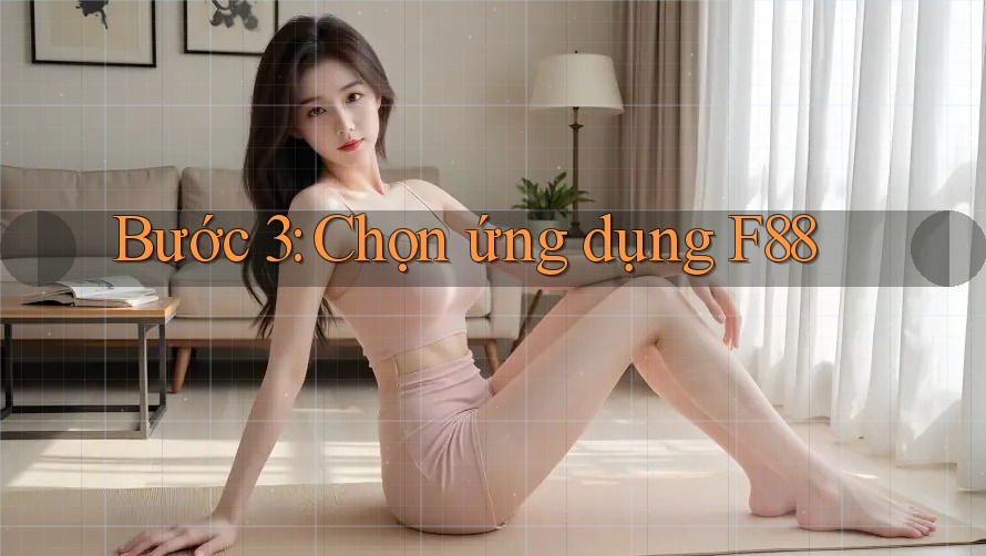 Bước 3: Chọn ứng dụng F88 Bước 3: Chọn ứng dụng F88