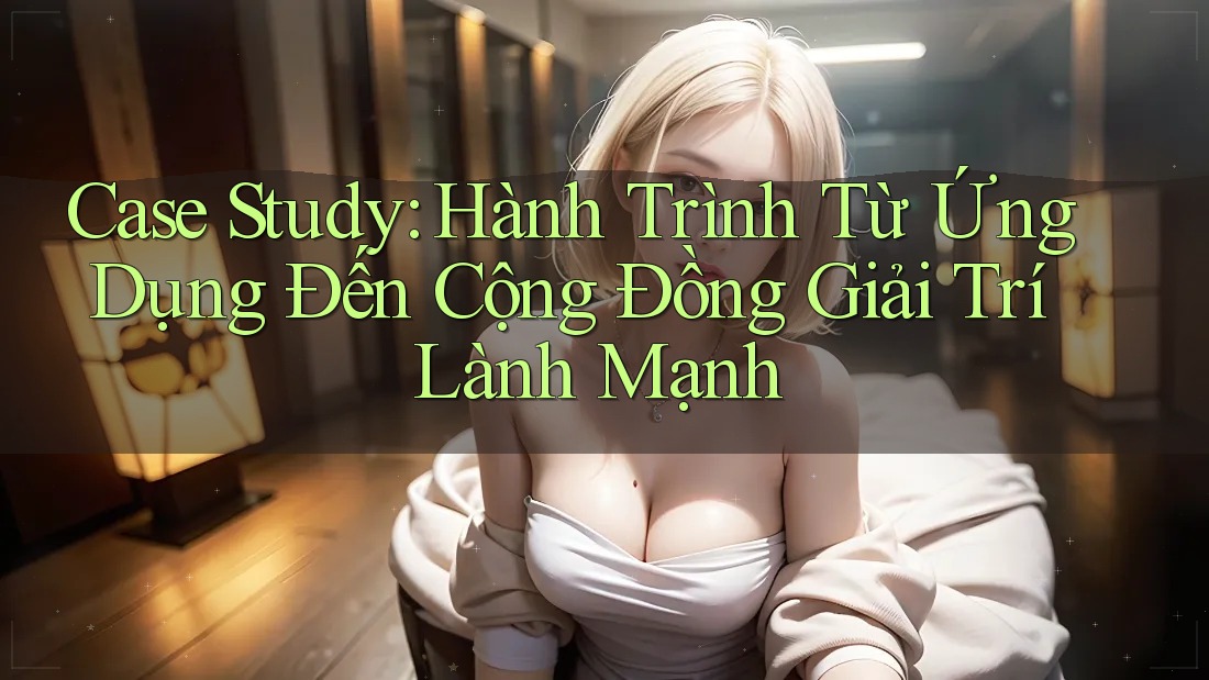 Case Study: Hành Trình Từ Ứng Dụng Đến Cộng Đồng Giải Trí Lành Mạnh Case Study: Hành Trình Từ Ứng Dụng Đến Cộng Đồng Giải Trí Lành Mạnh