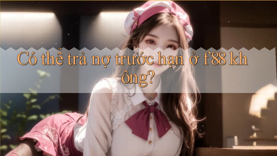 Có thể trả nợ trước hạn ở f88 không? Có thể trả nợ trước hạn ở f88 không?
