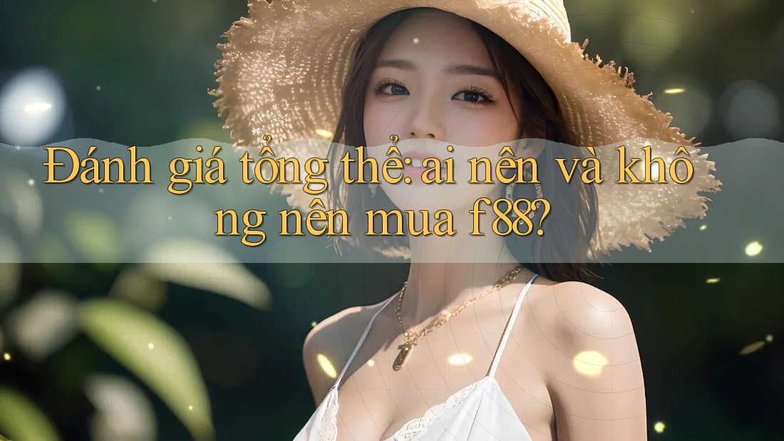 Đánh giá tổng thể: Ai nên và không nên mua f88? Đánh giá tổng thể: Ai nên và không nên mua f88?