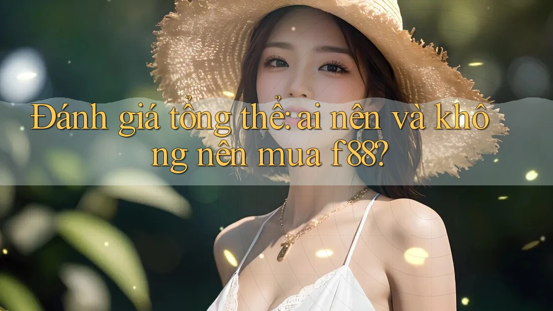 Đánh giá tổng thể: ai nên và không nên mua f88? Đánh giá tổng thể: ai nên và không nên mua f88?
