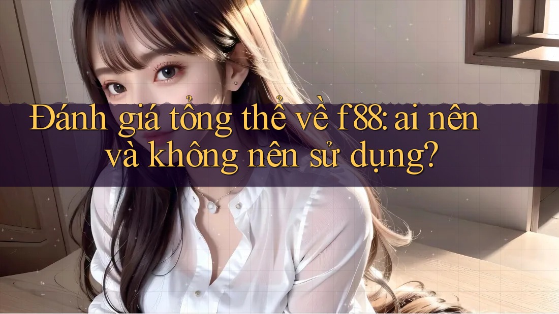 Đánh giá tổng thể về f88: ai nên và không nên sử dụng? Đánh giá tổng thể về f88: ai nên và không nên sử dụng?