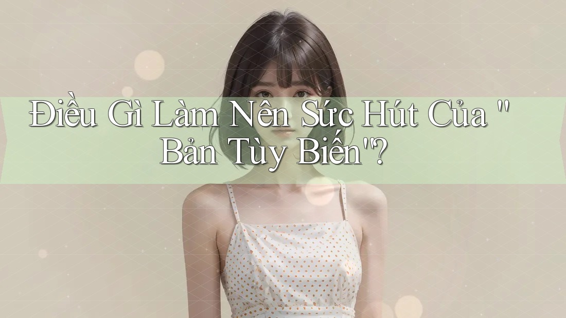 Điều Gì Làm Nên Sức Hút Của “Bản Tùy Biến”? Điều Gì Làm Nên Sức Hút Của “Bản Tùy Biến”?