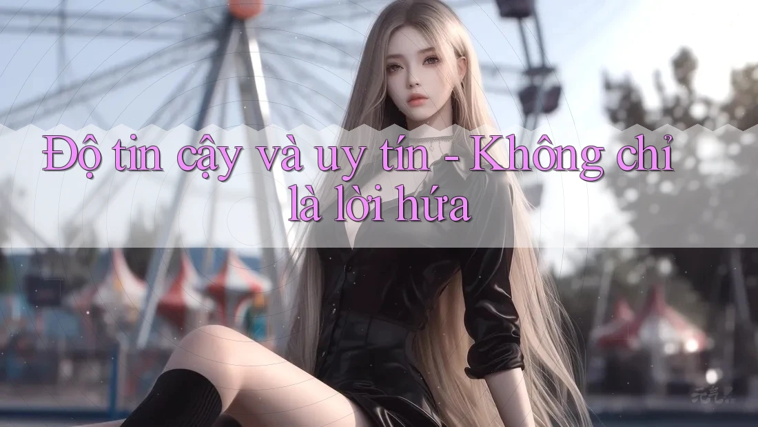Độ tin cậy và uy tín - Không chỉ là lời hứa Độ tin cậy và uy tín - Không chỉ là lời hứa