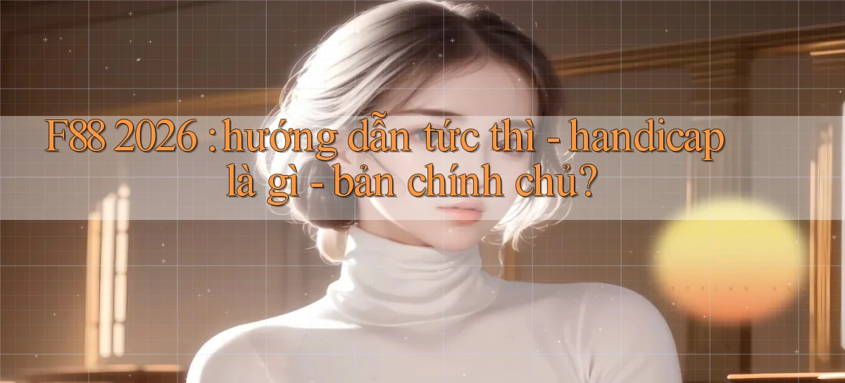F88 2026 hướng dẫn tức thì   handicap là gì   bản chính chủ
