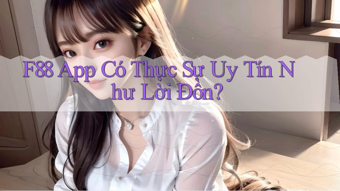 F88 App Có Thực Sự Uy Tín Như Lời Đồn? F88 App Có Thực Sự Uy Tín Như Lời Đồn?