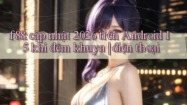 f88 cập nhật 2026 trên Android 15 khi đêm khuya điện thoại