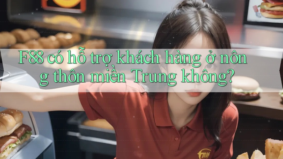 F88 có hỗ trợ khách hàng ở nông thôn miền Trung không? F88 có hỗ trợ khách hàng ở nông thôn miền Trung không?