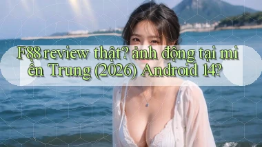 F88 review thật ảnh động tại miền Trung (2026) Android 14