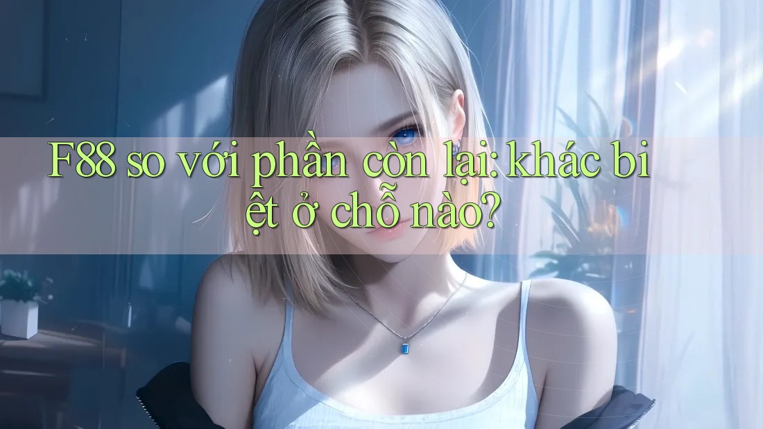 F88 so với phần còn lại: khác biệt ở chỗ nào?