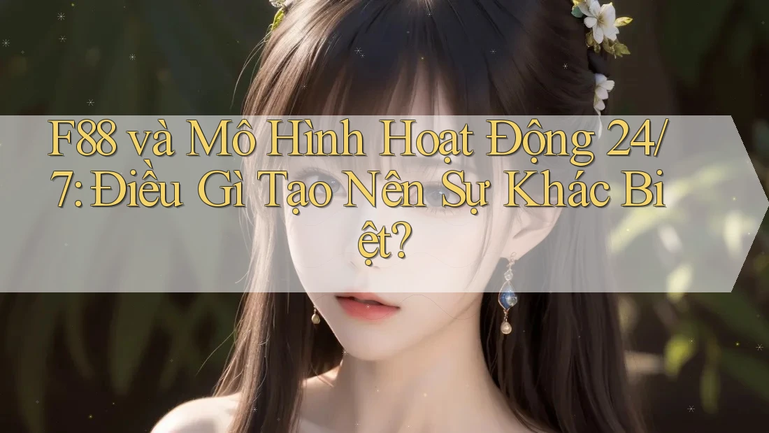 F88 và Mô Hình Hoạt Động 24/7: Điều Gì Tạo Nên Sự Khác Biệt? F88 và Mô Hình Hoạt Động 24/7: Điều Gì Tạo Nên Sự Khác Biệt?