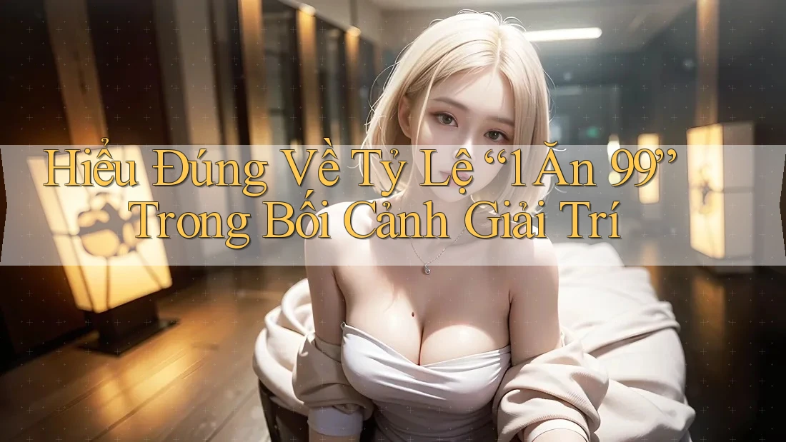 Hiểu Đúng Về Tỷ Lệ “1 Ăn 99” Trong Bối Cảnh Giải Trí Hiểu Đúng Về Tỷ Lệ “1 Ăn 99” Trong Bối Cảnh Giải Trí