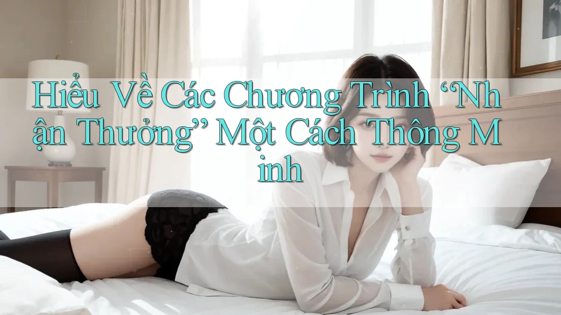 Hiểu Về Các Chương Trình “Nhận Thưởng” Một Cách Thông Minh Hiểu Về Các Chương Trình “Nhận Thưởng” Một Cách Thông Minh