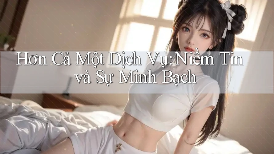 Hơn Cả Một Dịch Vụ: Niềm Tin và Sự Minh Bạch Hơn Cả Một Dịch Vụ: Niềm Tin và Sự Minh Bạch
