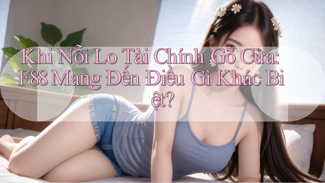 Khi Nỗi Lo Tài Chính Gõ Cửa: F88 Mang Đến Điều Gì Khác Biệt? Khi Nỗi Lo Tài Chính Gõ Cửa: F88 Mang Đến Điều Gì Khác Biệt?