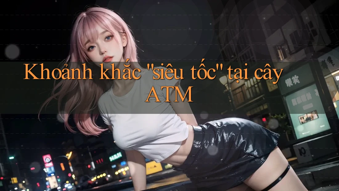 Khoảnh khắc “siêu tốc” tại cây ATM Khoảnh khắc “siêu tốc” tại cây ATM