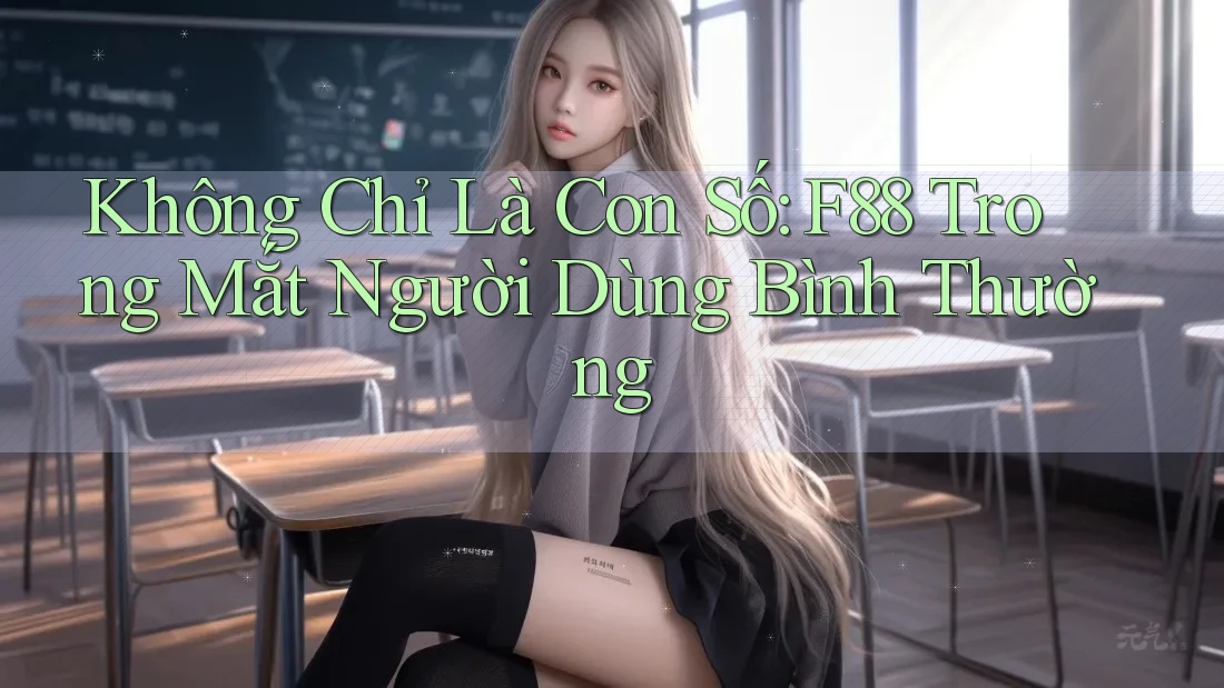 Không Chỉ Là Con Số: F88 Trong Mắt Người Dùng Bình Thường Không Chỉ Là Con Số: F88 Trong Mắt Người Dùng Bình Thường