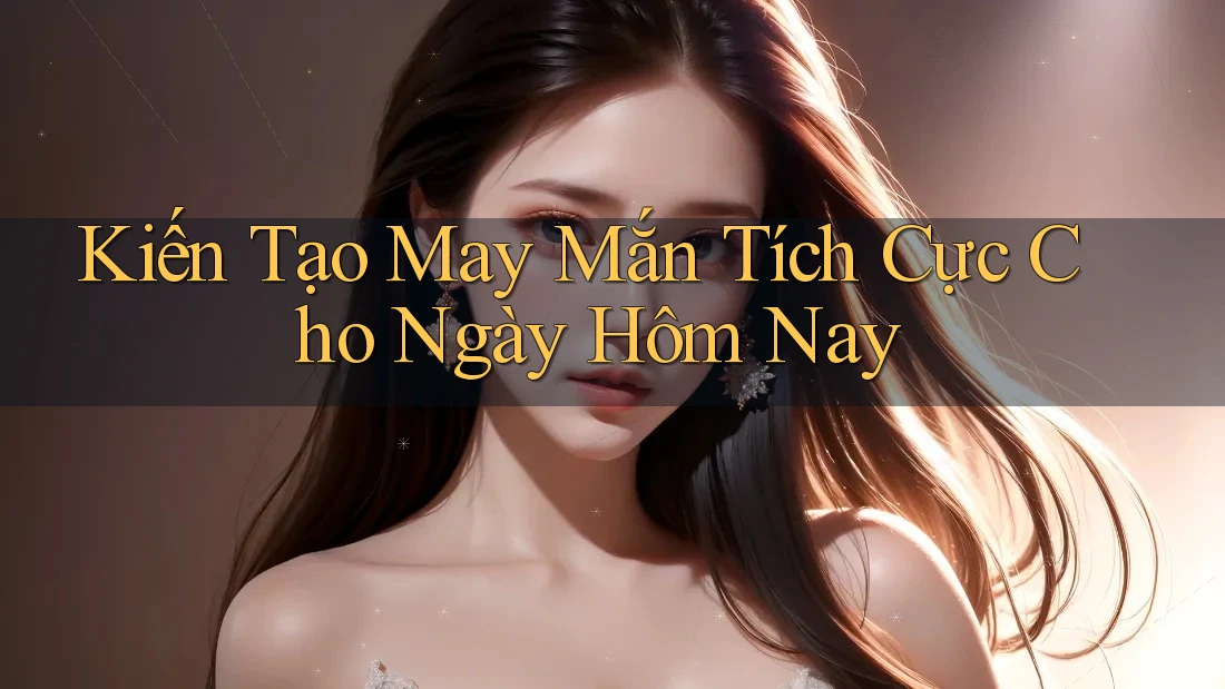 Kiến Tạo May Mắn Tích Cực Cho Ngày Hôm Nay Kiến Tạo May Mắn Tích Cực Cho Ngày Hôm Nay