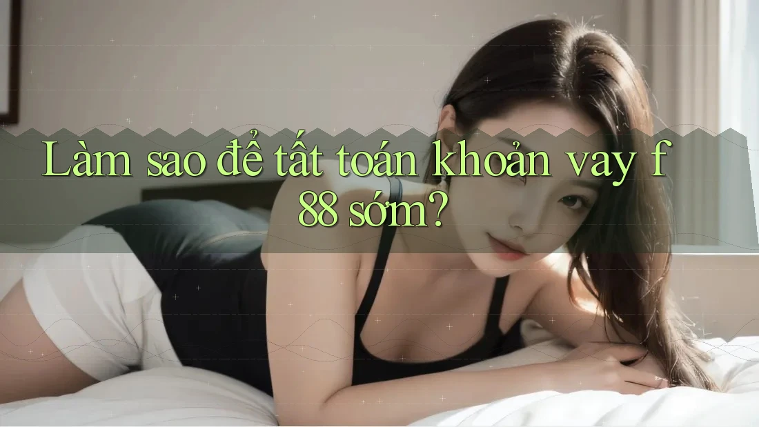 Làm sao để tất toán khoản vay f88 sớm? Làm sao để tất toán khoản vay f88 sớm?