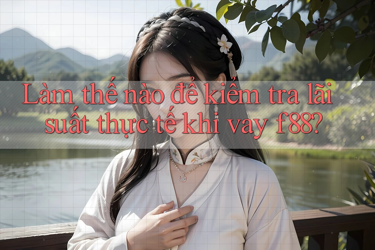 Làm thế nào để kiểm tra lãi suất thực tế khi vay f88? Làm thế nào để kiểm tra lãi suất thực tế khi vay f88?