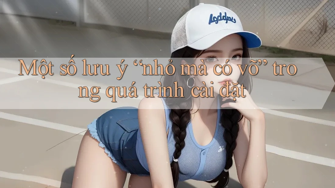 Một số lưu ý “nhỏ mà có võ” trong quá trình cài đặt Một số lưu ý “nhỏ mà có võ” trong quá trình cài đặt