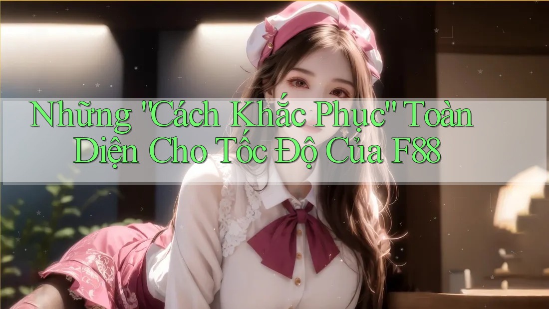 Những “Cách Khắc Phục” Toàn Diện Cho Tốc Độ Của F88 Những “Cách Khắc Phục” Toàn Diện Cho Tốc Độ Của F88