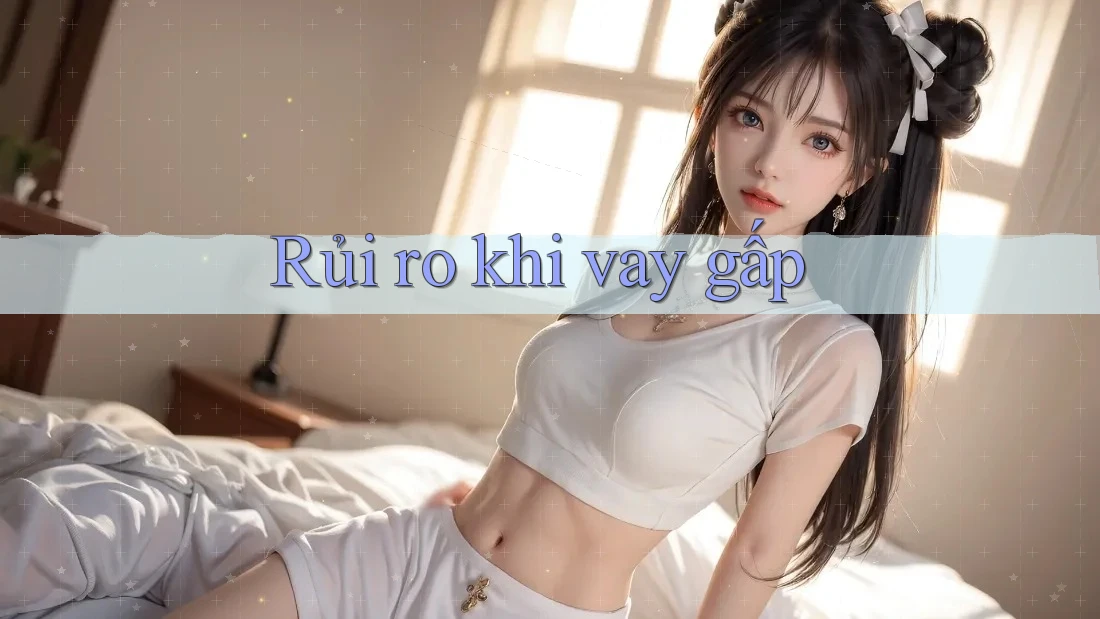 Rủi ro khi vay gấp Rủi ro khi vay gấp