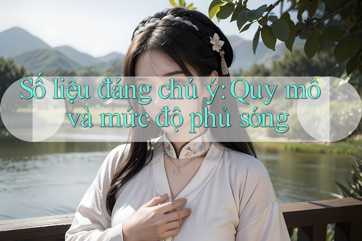 Số liệu đáng chú ý: Quy mô và mức độ phủ sóng Số liệu đáng chú ý: Quy mô và mức độ phủ sóng