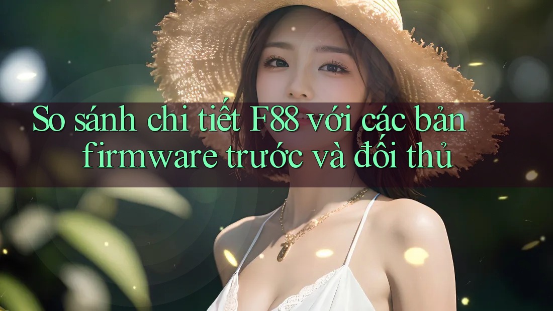 So sánh chi tiết F88 với các bản firmware trước và đối thủ So sánh chi tiết F88 với các bản firmware trước và đối thủ