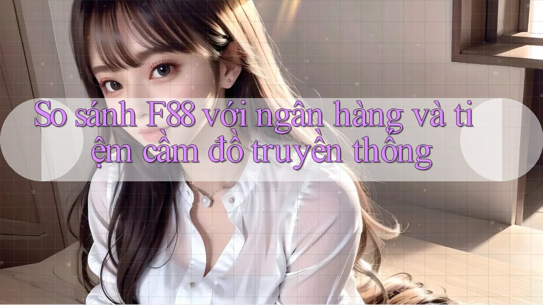 So sánh F88 với ngân hàng và tiệm cầm đồ truyền thống So sánh F88 với ngân hàng và tiệm cầm đồ truyền thống