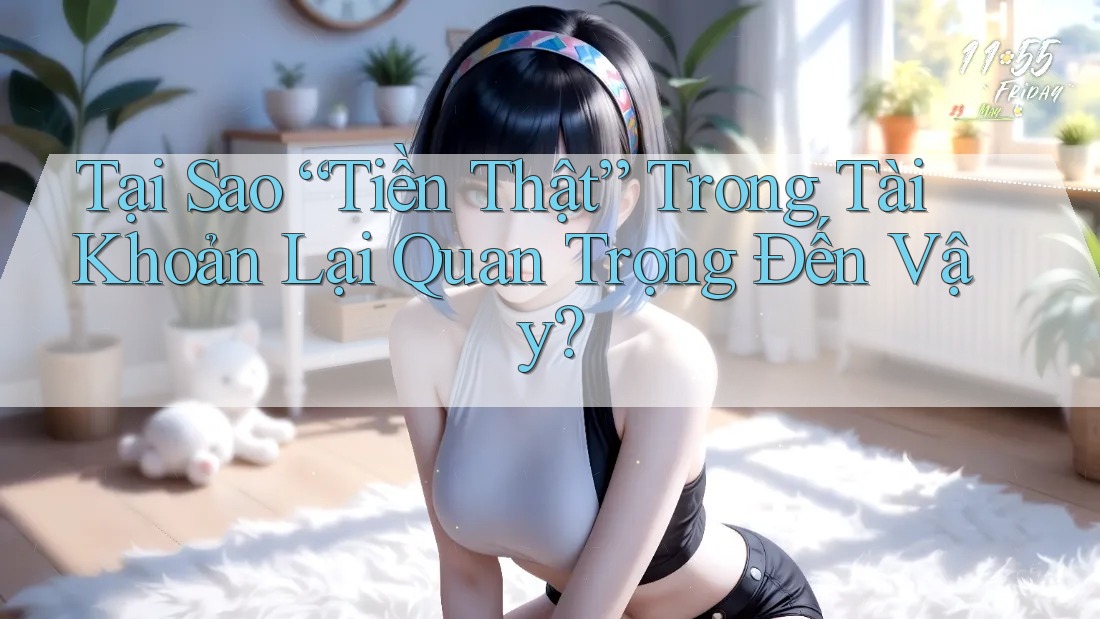 Tại Sao “Tiền Thật” Trong Tài Khoản Lại Quan Trọng Đến Vậy? Tại Sao “Tiền Thật” Trong Tài Khoản Lại Quan Trọng Đến Vậy?