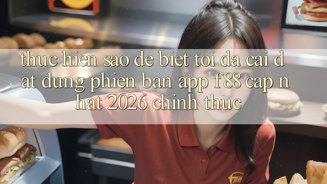 Thực hiện sao để biết tôi đã cài đặt đúng phiên bản app f88 cập nhật 2026 chính thức? Thực hiện sao để biết tôi đã cài đặt đúng phiên bản app f88 cập nhật 2026 chính thức?