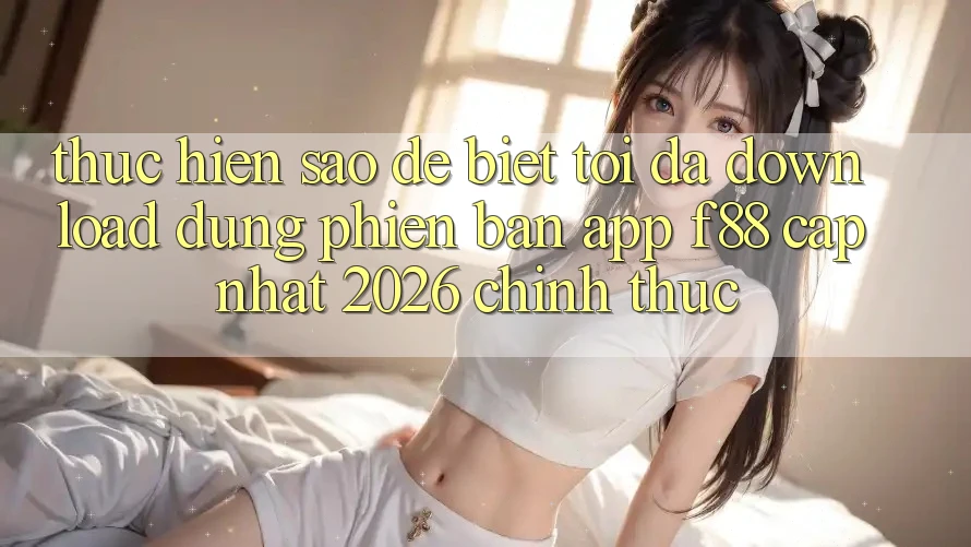 Thực hiện sao để biết tôi đã download đúng phiên bản app f88 cập nhật 2026 chính thức? Thực hiện sao để biết tôi đã download đúng phiên bản app f88 cập nhật 2026 chính thức?