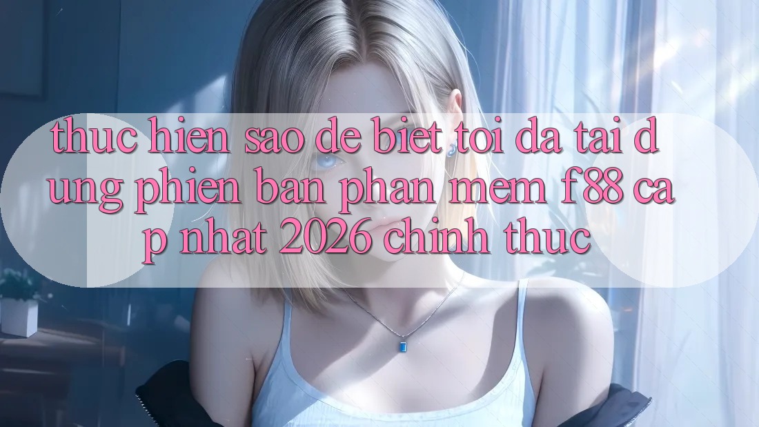 Thực hiện sao để biết tôi đã tải đúng phiên bản phần mềm f88 cập nhật 2026 chính thức? Thực hiện sao để biết tôi đã tải đúng phiên bản phần mềm f88 cập nhật 2026 chính thức?