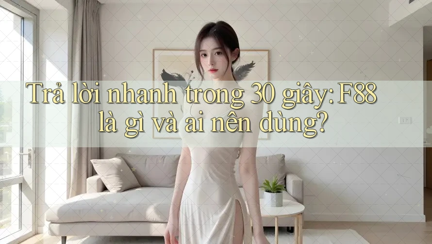 Trả lời nhanh trong 30 giây: F88 là gì và ai nên dùng? Trả lời nhanh trong 30 giây: F88 là gì và ai nên dùng?