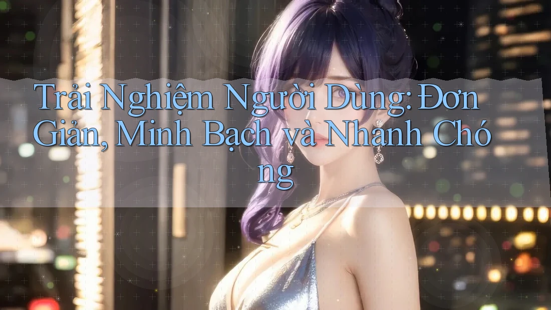 Trải Nghiệm Người Dùng: Đơn Giản, Minh Bạch và Nhanh Chóng Trải Nghiệm Người Dùng: Đơn Giản, Minh Bạch và Nhanh Chóng