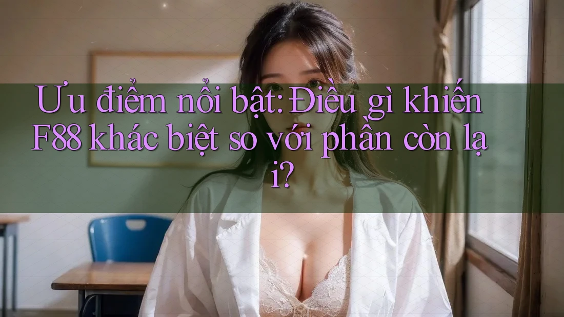 Ưu điểm nổi bật: Điều gì khiến F88 khác biệt so với phần còn lại? Ưu điểm nổi bật: Điều gì khiến F88 khác biệt so với phần còn lại?
