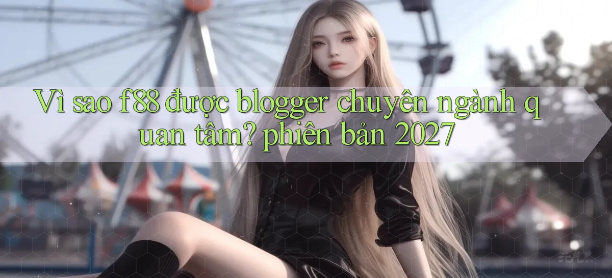 Vì sao f88 được blogger chuyên ngành quan tâm phiên bản 2027